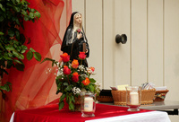 Ritafigur mit Ritarosen